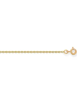 Chaîne maille forçat or jaune 9 carats 1.2mm