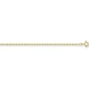 Chaîne maille forçat or jaune 9 carats 1.4mm
