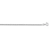 Chaîne maille gourmette or blanc 9 carats 1.4mm