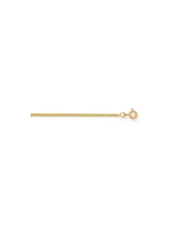 Chaîne maille gourmette or jaune 9 carats 1.4 mm