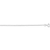 Chaîne or blanc 750/1000 maille forçat 1.4mm
