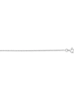 Chaîne or blanc 750/1000 maille forçat 1.4mm