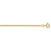 Chaîne or jaune 9 carats maille gourmette 1.2mm