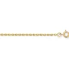 Chaîne or jaune 375/1000 maille forçat 1.6mm