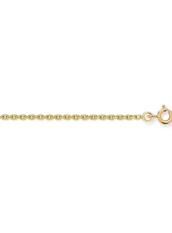 Chaîne or jaune 375/1000 maille forçat 1.6mm