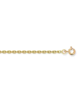 Chaîne or jaune 375/1000 maille forçat 2.1mm