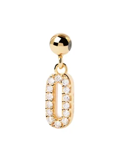 Charm PdPaola Numéro 0 doré