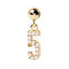 Charm PdPaola Numéro 5 doré