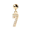 Charm PdPaola Numéro 7 doré