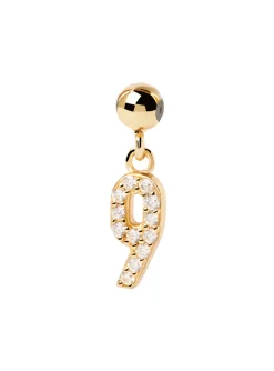Charm PdPaola Numéro 9 doré