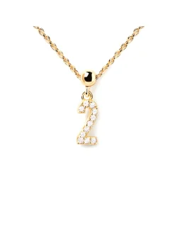Charm PdPaola Numéro 2 doré