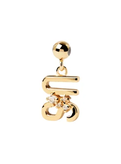 Charm PdPaola "US" doré et oxyde