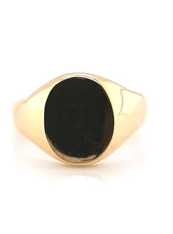 Chevalière massive Brillaxis or jaune 18 carats
