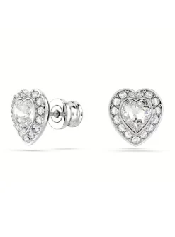 Clous d'oreilles Ariana Grande x Swarovski Angelic_x005f_x000D_coeurs argentés