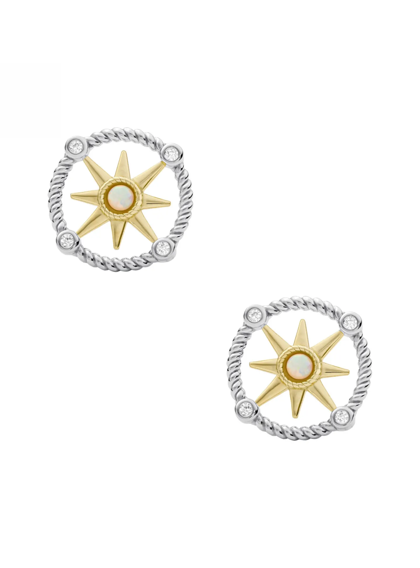 Clous d'oreilles Fossil Elliott Compass