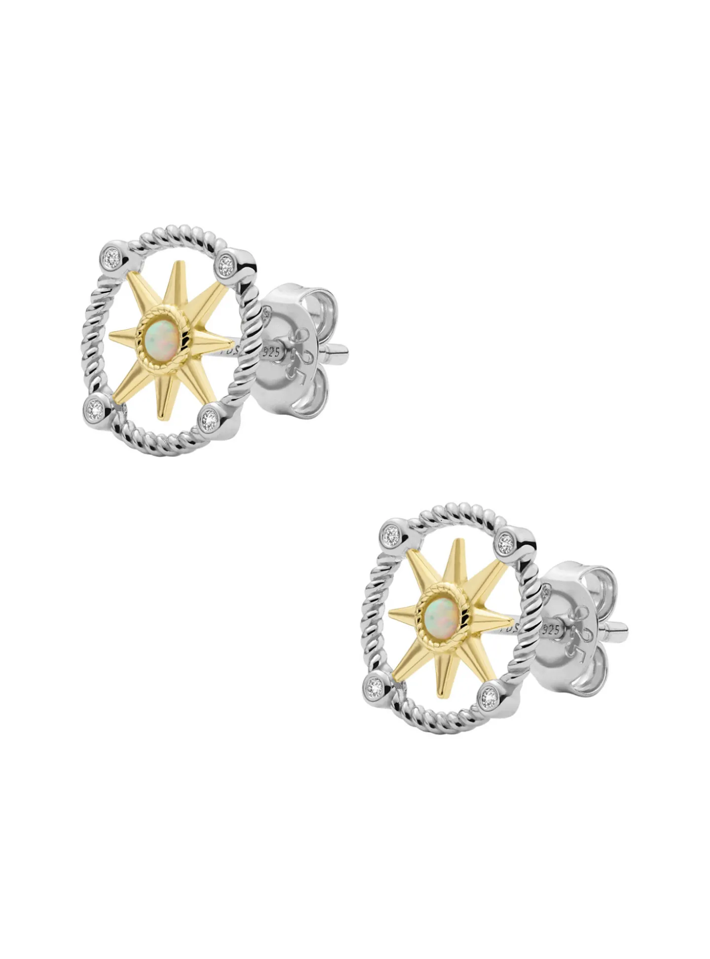 Clous d'oreilles Fossil Elliott Compass