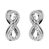 Clous d'oreilles Swarovski Hyperbola infini