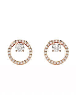 Clous d'oreilles Swarovski Constella rosés
