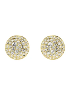 Clous d'oreilles Swarovski Meteora dorés