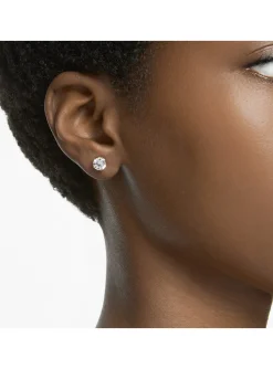 Clous d'oreilles Swarovski Constella dorés
