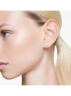 Clous d'oreilles Swarovski Meteora dorés