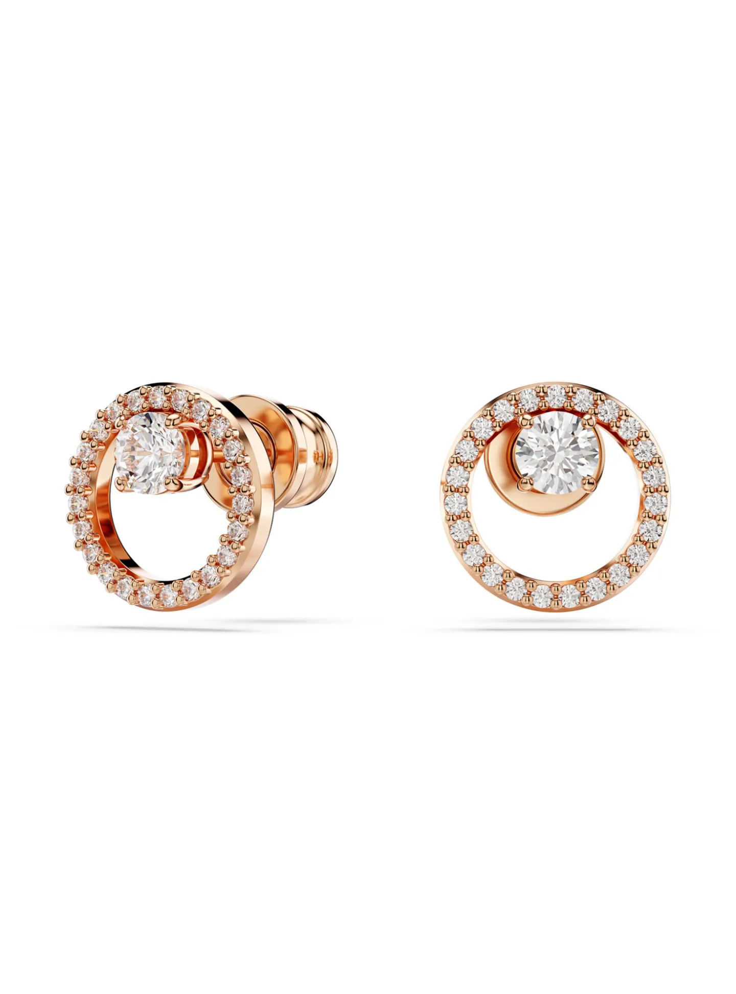 Clous d'oreilles Swarovski Constella rosés