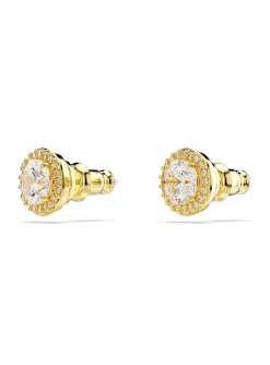 Clous d'oreilles Swarovski Una dorées