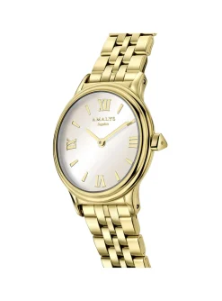 Coffret Amalys Montre femme + bracelet acier doré_x005f_x000D_Modèle Rosie