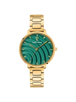 Coffret montre Pierre Lannier BETTY_x005f_x000D_Cadran Vert Bracelet Cuir Vert