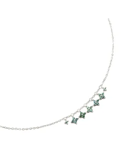 Collier Agatha Beloved argent rhodié pampilles oxyde
