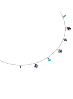 Collier Agatha Beloved argent pampilles multicolores