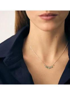 Collier Agatha Beloved argent rhodié pampilles oxyde