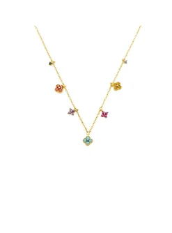 Collier Agatha Beloved pampilles multicolores