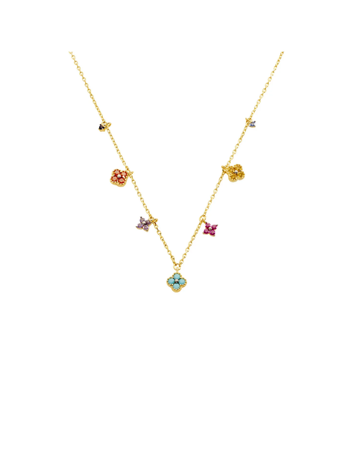 Collier Agatha Beloved pampilles multicolores