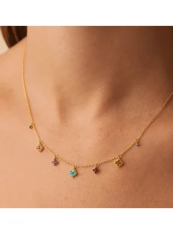 Collier Agatha Beloved pampilles multicolores