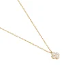 Collier Agatha Felicite argent doré trèfle