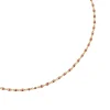 Collier Agatha Smarty doré perles émail corail