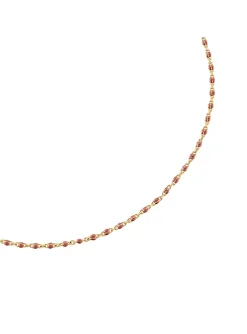 Collier Agatha Smarty doré perles émail corail