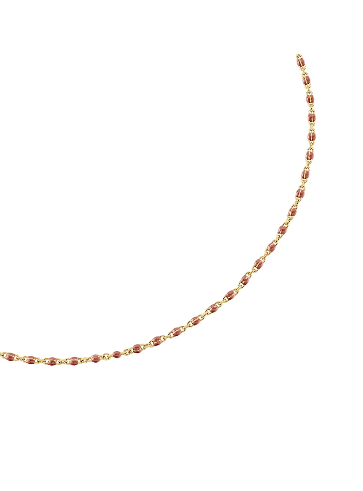Collier Agatha Smarty doré perles émail corail