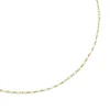 Collier Agatha Smarty doré perles émail turquoise