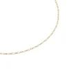 Collier Agatha Smarty laiton perles émail blanc