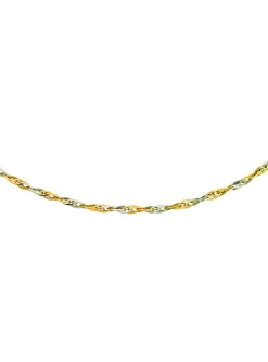 Collier Brilaxis or bicolore 18 carats