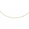 Collier Brillaxis 3 rangs boules facetées 3 ors