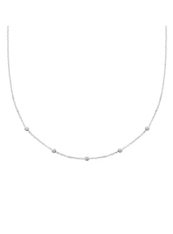 Collier Brillaxis argent rhodié cinq oxydes