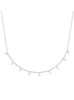 Collier Brillaxis argent et oxydes de zirconium