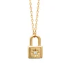 Collier Brillaxis cadenas et oxyde d ezirconium