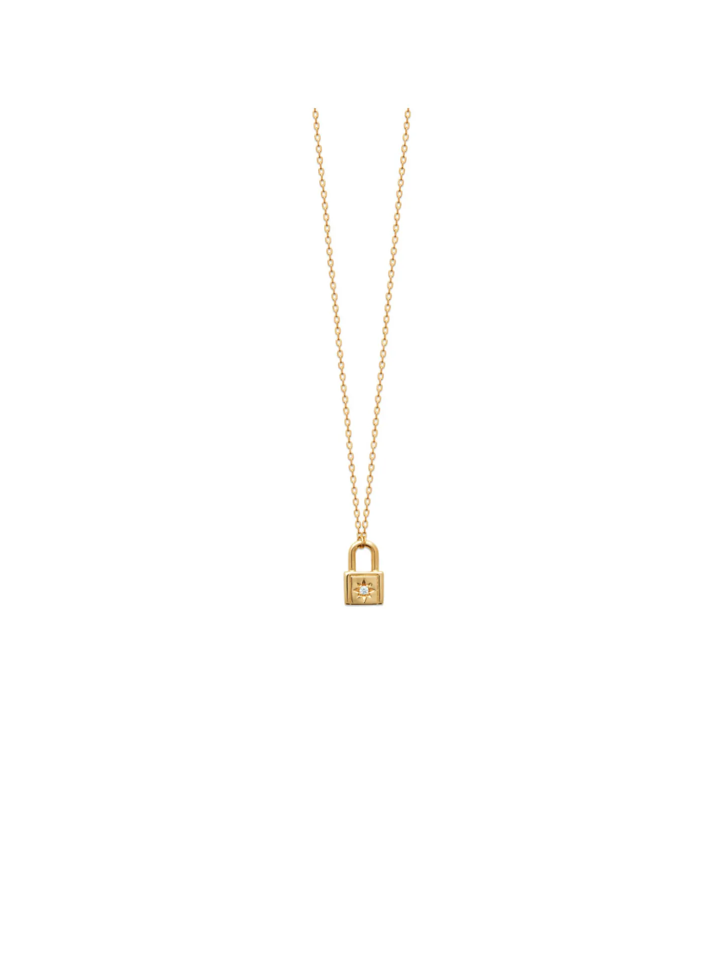 Collier Brillaxis cadenas et oxyde d ezirconium