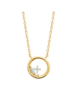 Collier Brillaxis cercle et oxydes de zirconium