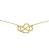 Collier Brillaxis coeur et infini 18 carats