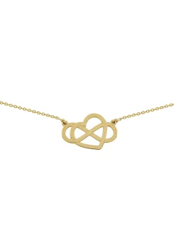 Collier Brillaxis coeur et infini 18 carats